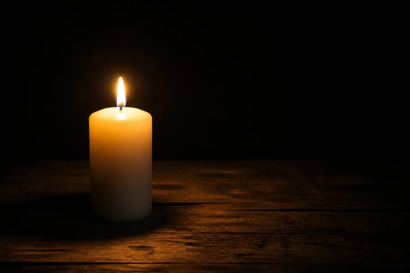 Candle suggesting patient progress