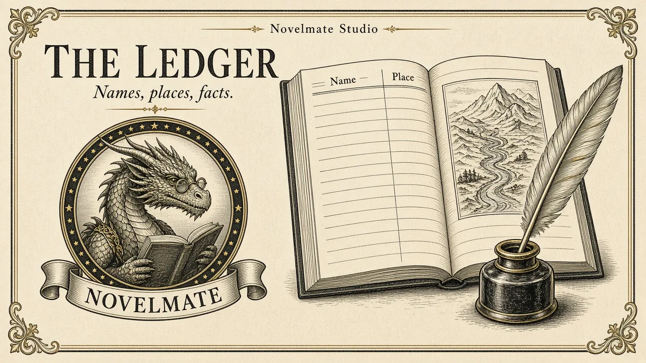 Blank ledger for names, places, and facts
