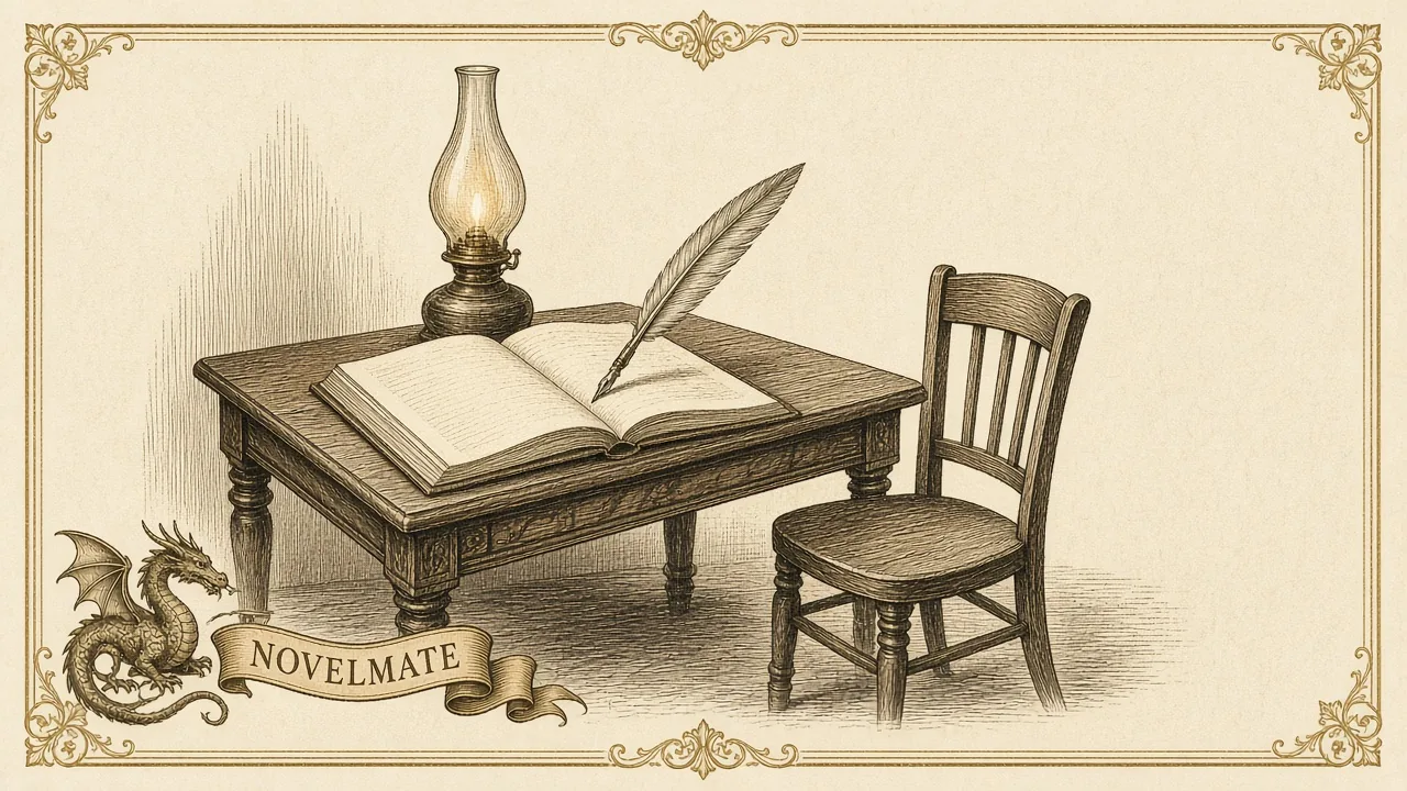 Warm accessible writing desk
